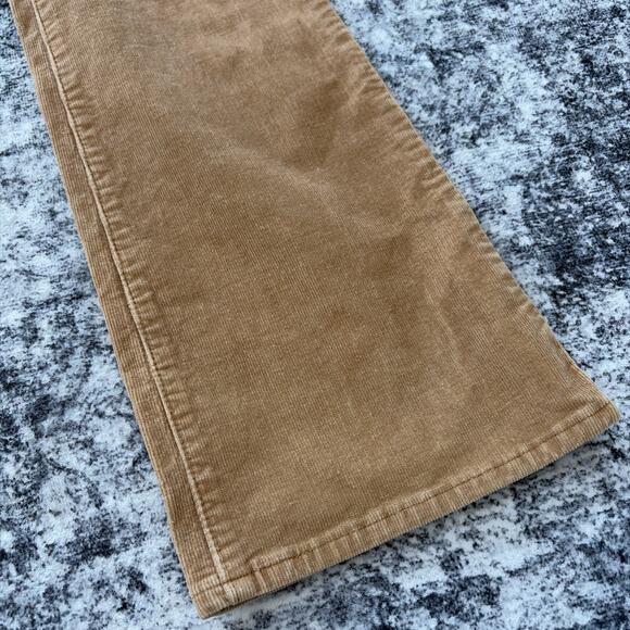 Levis 725 High Rise Bootcut Pants Womens 27 Tan Corduroy Stretch 5-Pocket Khaki - Picture 2 of 11